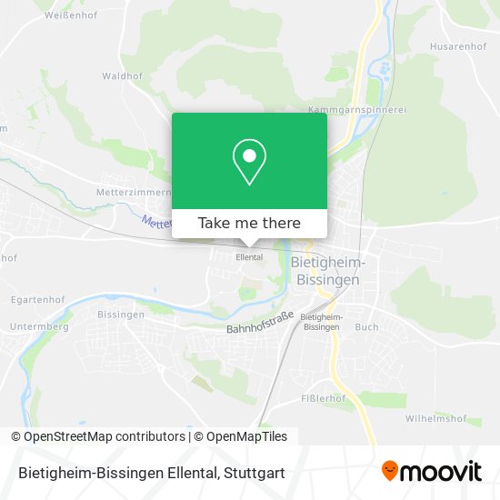 Карта Bietigheim-Bissingen Ellental