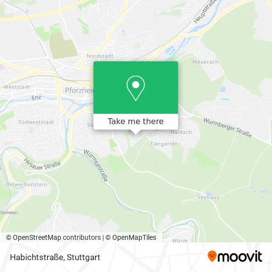 Карта Habichtstraße