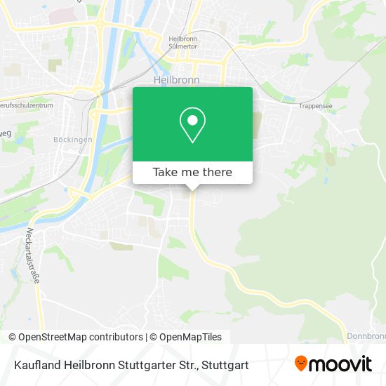 Kaufland Heilbronn Stuttgarter Str. map