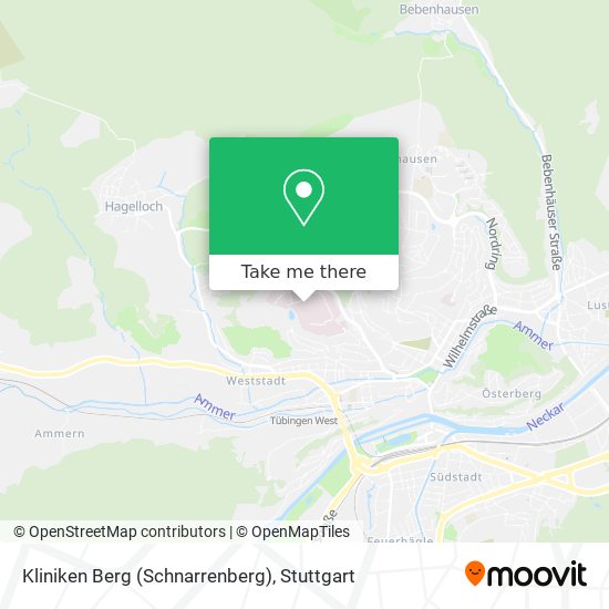 Kliniken Berg (Schnarrenberg) map