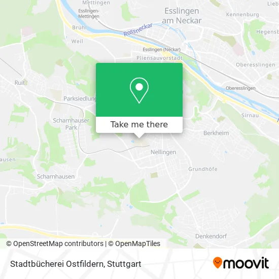 Карта Stadtbücherei Ostfildern