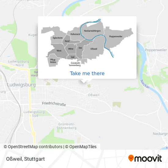 Карта Oßweil