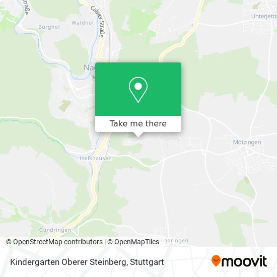 Kindergarten Oberer Steinberg map