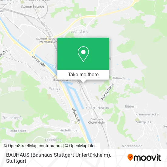 Карта BAUHAUS (Bauhaus Stuttgart-Untertürkheim)