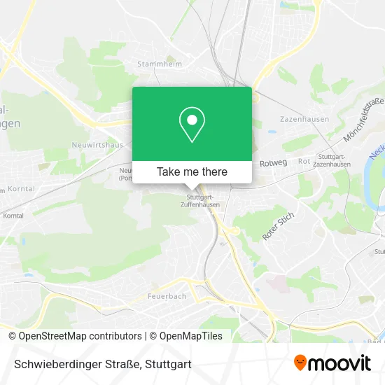 Карта Schwieberdinger Straße