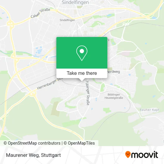 Карта Maurener Weg