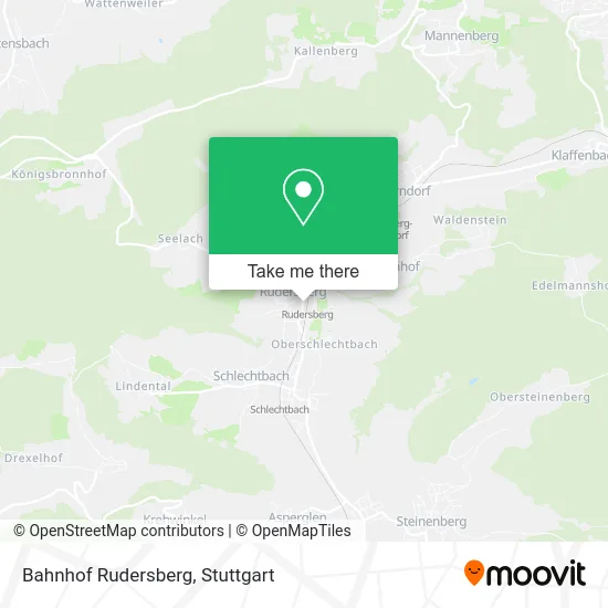 Карта Bahnhof Rudersberg