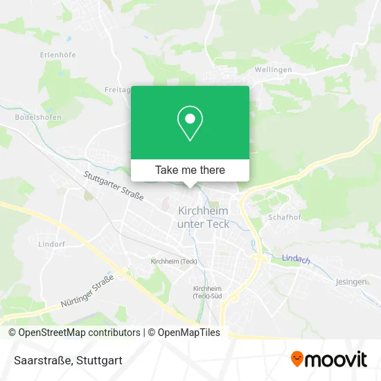 Карта Saarstraße