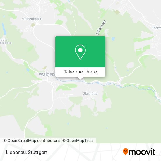 Карта Liebenau