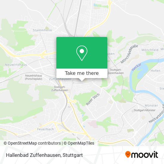 Hallenbad Zuffenhausen map