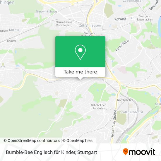 Bumble-Bee Englisch für Kinder map