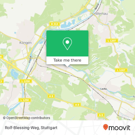 Rolf-Blessing-Weg map