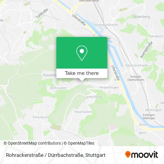 Rohrackerstraße / Dürrbachstraße map