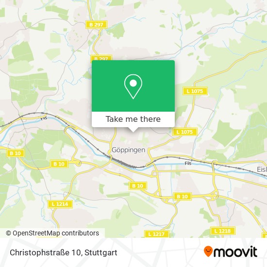 Christophstraße 10 map