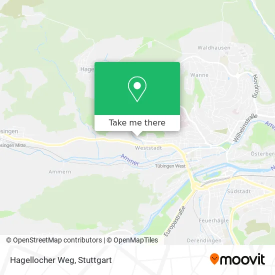 Карта Hagellocher Weg