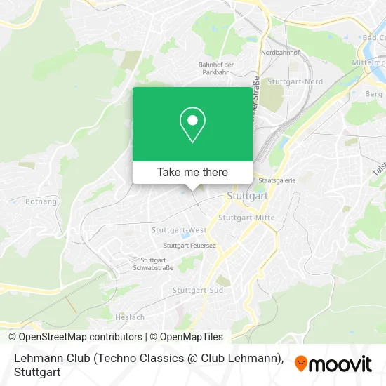 Карта Lehmann Club (Techno Classics @ Club Lehmann)