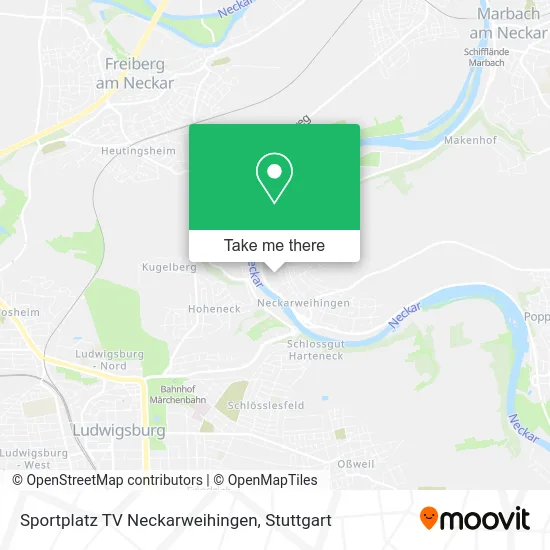 Карта Sportplatz TV Neckarweihingen