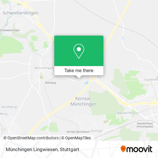 Münchingen Lingwiesen map