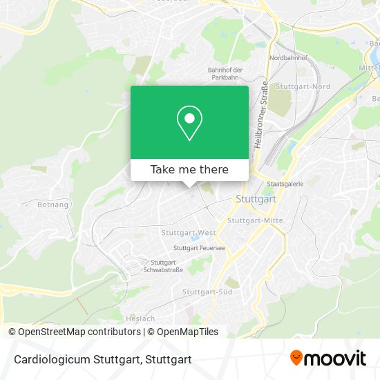 Cardiologicum Stuttgart map