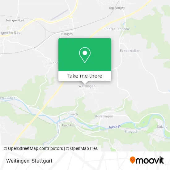 Карта Weitingen