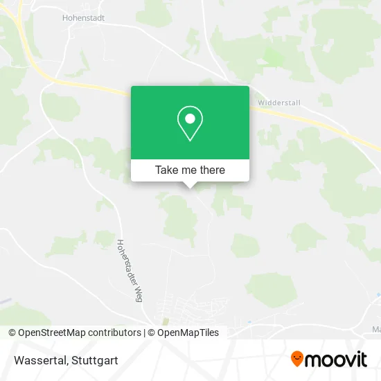 Wassertal map