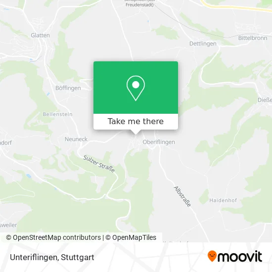 Карта Unteriflingen