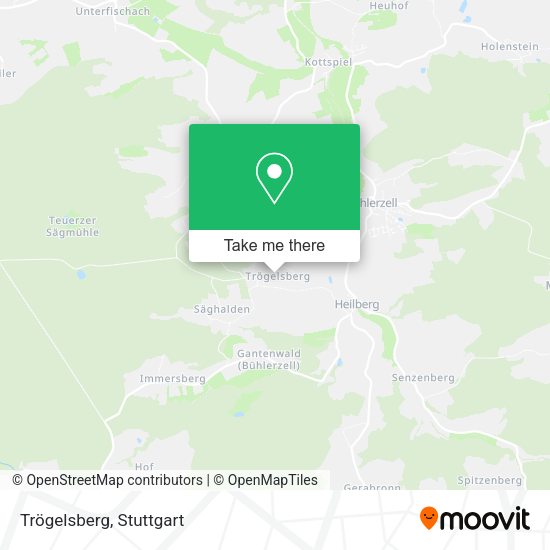 Карта Trögelsberg