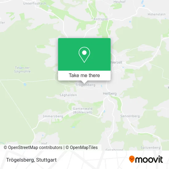 Карта Trögelsberg