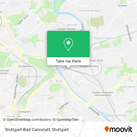 Карта Stuttgart-Bad Cannstatt