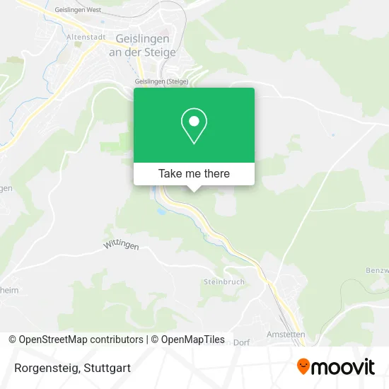 Карта Rorgensteig
