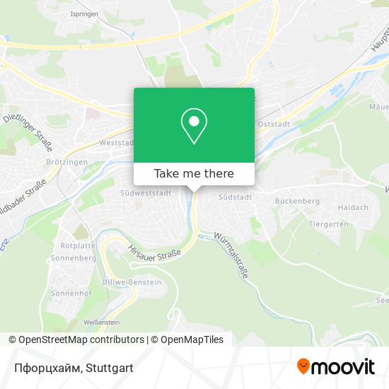 Карта Пфорцхайм