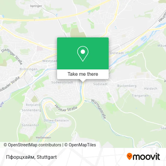 Карта Пфорцхайм