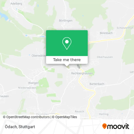 Карта Ödach