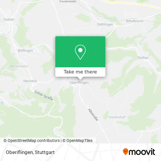 Карта Oberiflingen