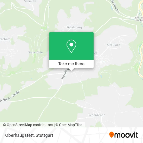 Oberhaugstett map