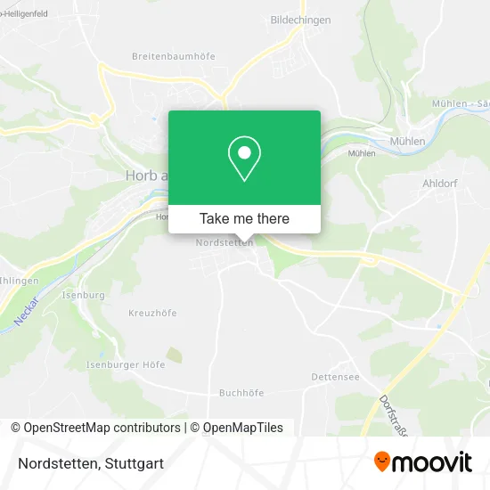 Карта Nordstetten