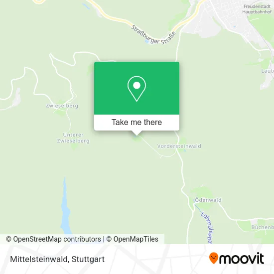Карта Mittelsteinwald