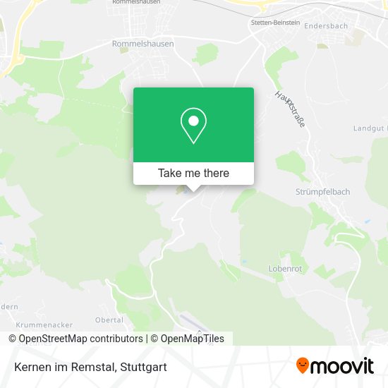 Карта Kernen im Remstal