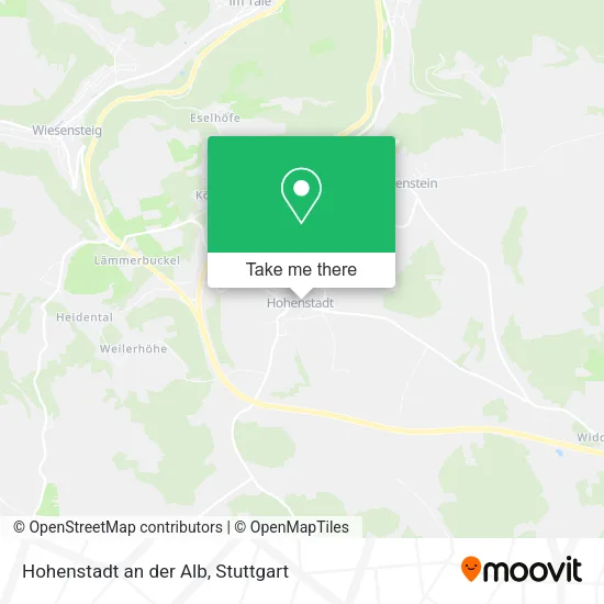 Карта Hohenstadt an der Alb