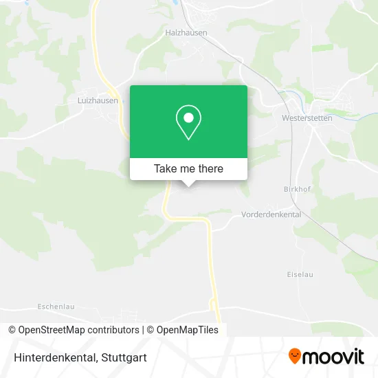 Карта Hinterdenkental
