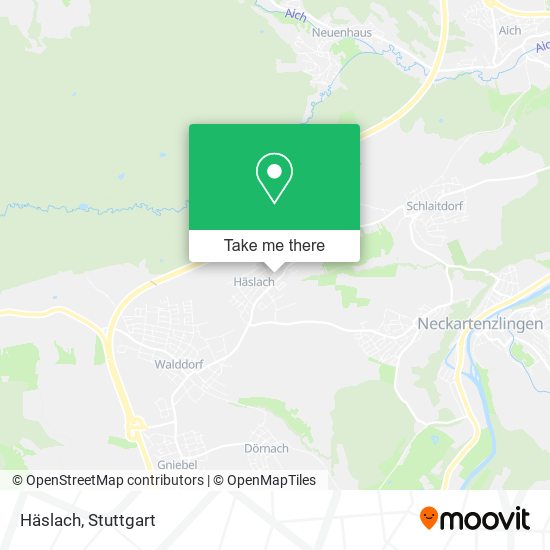Карта Häslach