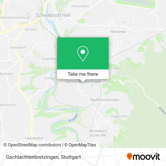Карта Gschlachtenbretzingen