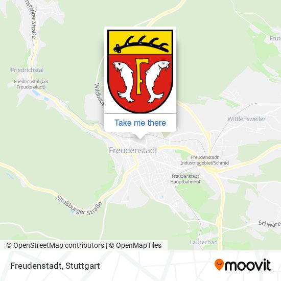 Freudenstadt map