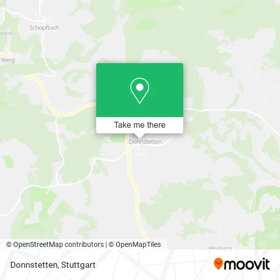 Карта Donnstetten