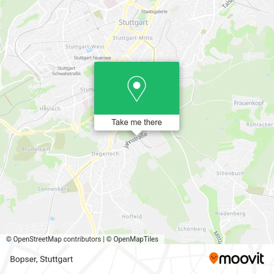 Карта Bopser