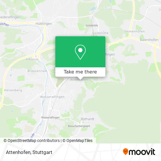 Карта Attenhofen