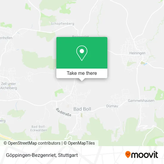 Карта Göppingen-Bezgenriet