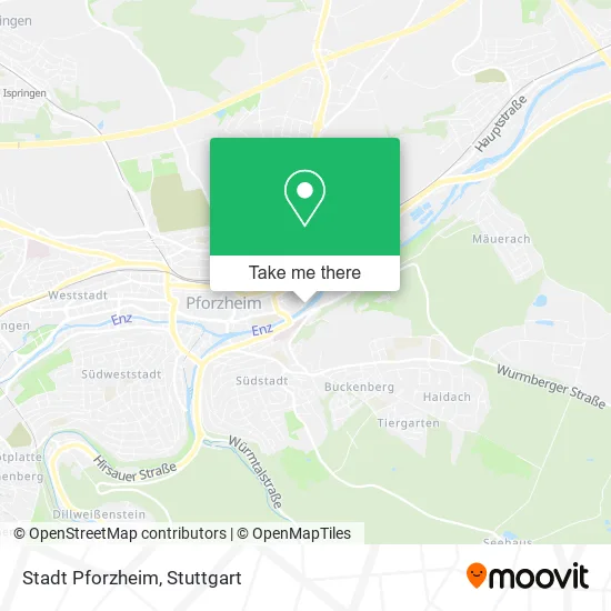 Карта Stadt Pforzheim