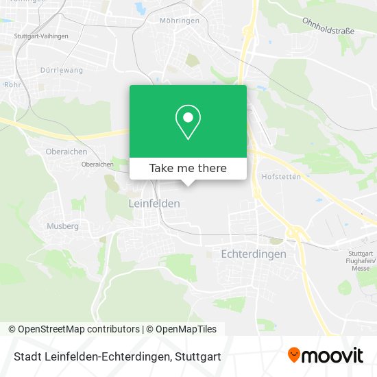 Stadt Leinfelden-Echterdingen map