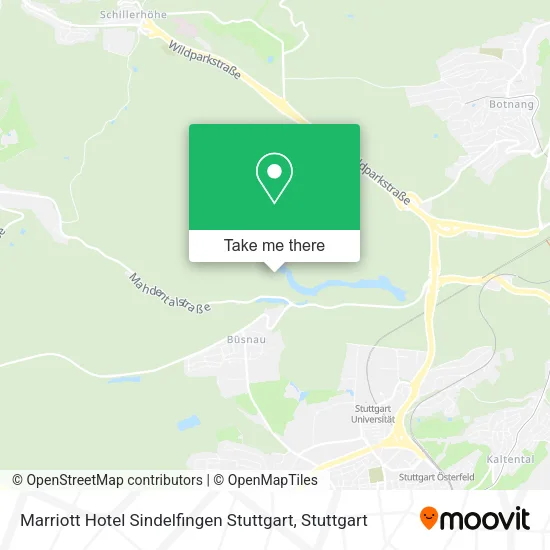 Карта Marriott Hotel Sindelfingen Stuttgart